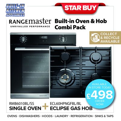 Rangemaster single oven and hob