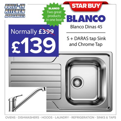 Blanco sink and tap pack only £139