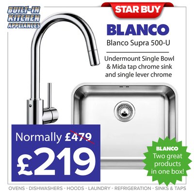 Blanco Supra Sink and Tap Pack
