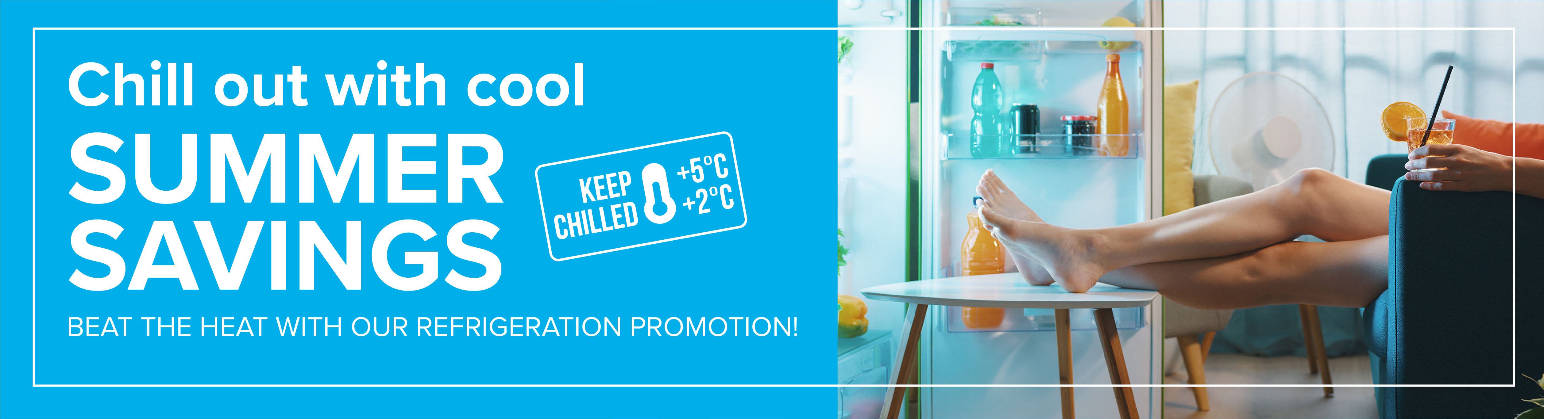 Keep frozen this summer with 100s of different fridges freezers that are in stock