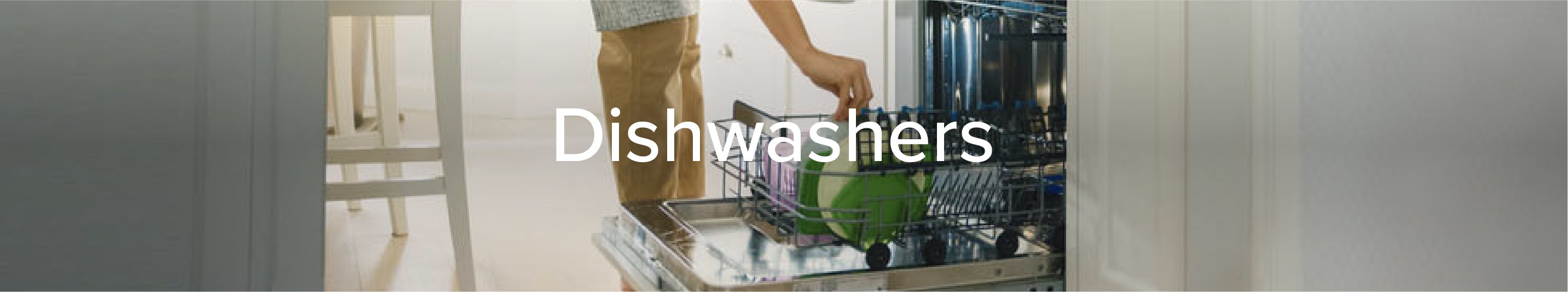 Shop dishwashers, including freestanding and integrated.
