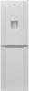 Candy CMCL1572WWDKN 253Litre 50/50 LowFrost Non Plumbed Water Dispenser 54cm Wide Freestanding Fridge-Freezer White
