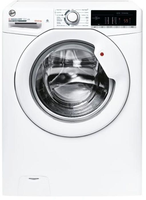 Hoover H-WASH 300 LITE  H3D 4106TE/1-80 10kg Wash 6kg Dry 1400Spin Freestanding Washer Dryer White