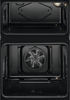 AEG DEE431010B Multifunction Surroundcook 66Litres Built-in Double Electric Oven Black