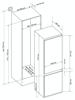 CATA FFBIS5050 249-Litre 50/50 Static Integrated Fridge Freezer White