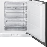 Smeg UKUD7108FSEP Built-Under Integrated Freezer White