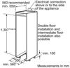 NEFF K8115X0 Built-In Tall Larder Fridge White