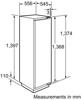 NEFF K8115X0 Built-In Tall Larder Fridge White