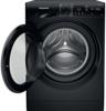 Hotpoint NSWF 944C BS UK N 9kg 1400Spin Antistain 59.5cm ( NSWF944CBS ) Freestanding Washing Machine Black