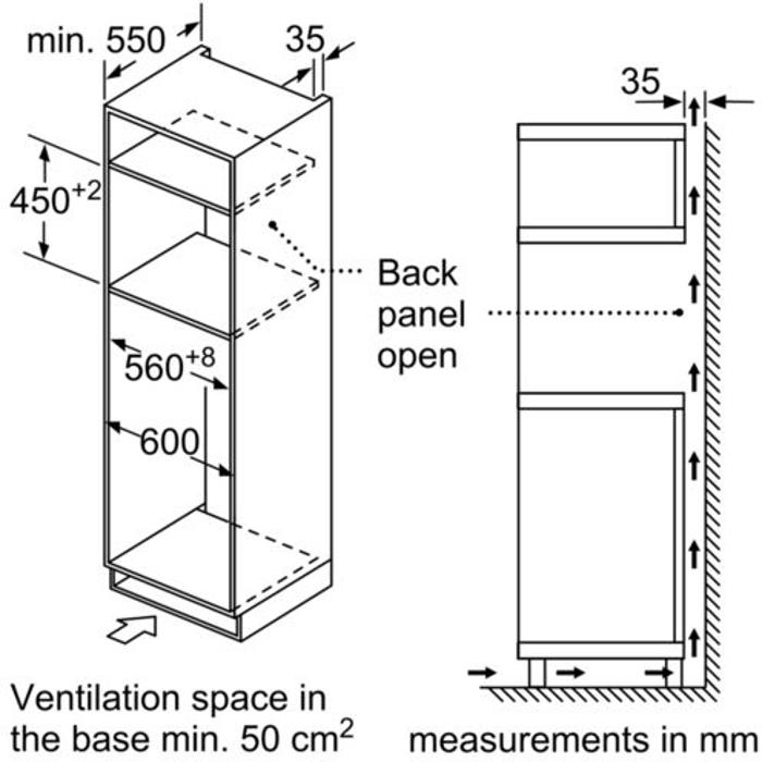 NEFF C1AMG84N0B N50 with hot air 44 Litre 900W 60 x 45 cm Builtin
