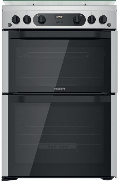 Hotpoint HDM67G0CCX 60cm 84-Litres Freestanding Gas Cooker Inox