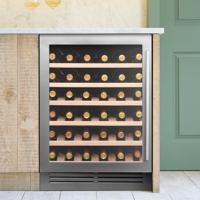 Caple WI6142 Undercounter Single Zone Wine Cooler Stainless steel