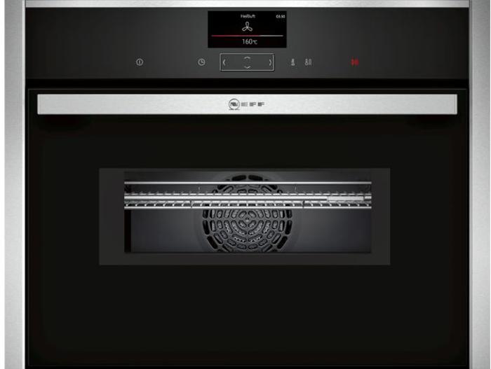 NEFF N 90 C27MS22H0B Compact Oven with Microwave 45-Litres 900W Built-in Microwave Stainless steel