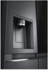 LG InstaView™ ThinQ™ GSXV90MCAE 635-Litre American Style Fridge Freezer Matte Black