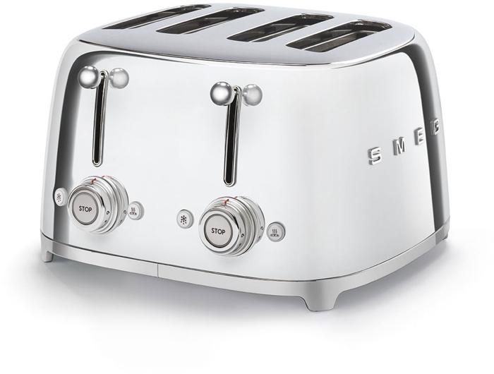 Smeg TSF03SSUK 50's Style Toaster Stainless steel