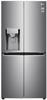 LG NatureFRESH™ GML844PZ6F Slim Multi-Door Fridge Freezer, 506-Litre American Style Fridge Freezer Shiny Steel