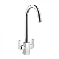 Homestyle HS955 Twin Angular Lever Tap Chrome
