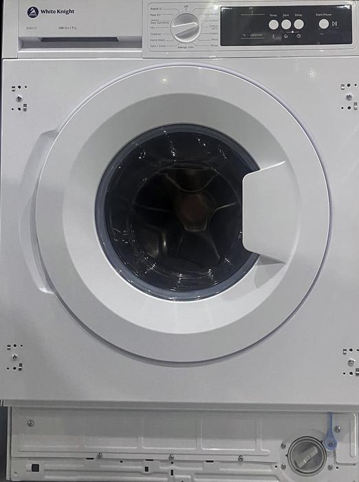 White Knight BIWM127 7kg 1200Spin Integrated Washing Machine White