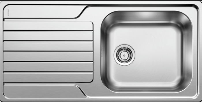 Blanco DINAS XL 6 S Single Bowl (Long Drainer) Inset Sink Stainless steel