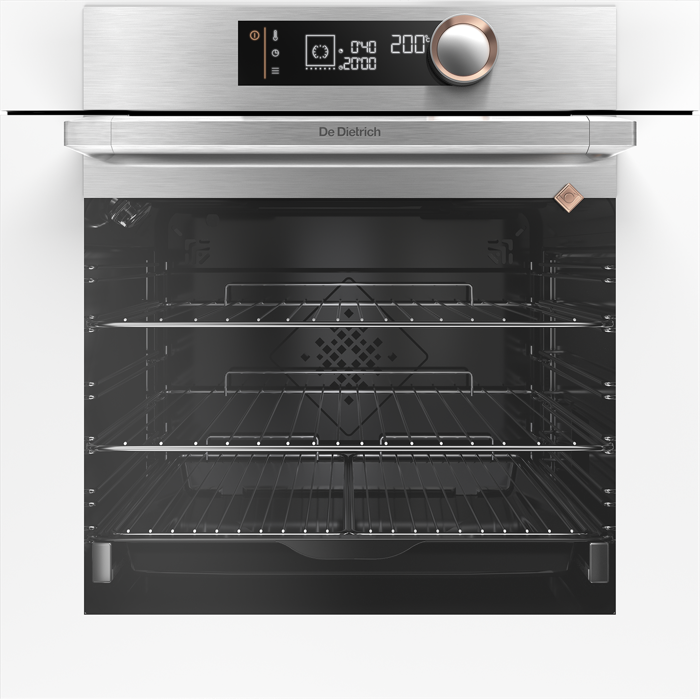 DeDietrich DOP7350W 60cm Pyrolytic Built-in Single Electric Oven Pure White
