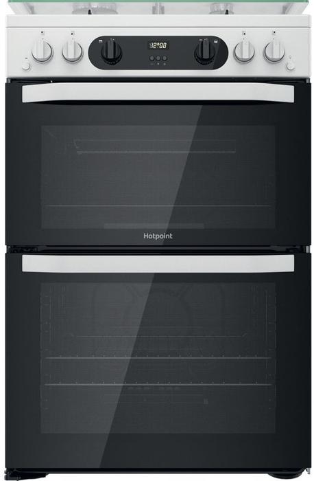 Hotpoint HDM67G0CCW/UK Freestanding Gas Cooker White