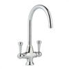 Homestyle HS985 Twin Lever Tap Chrome