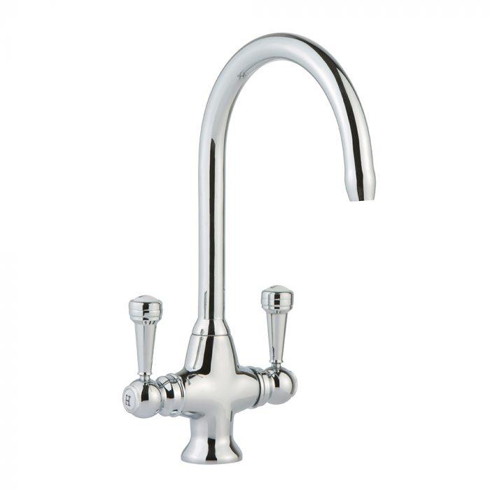 Homestyle HS985 Twin Lever Tap Chrome