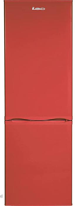 LEC TF60183R 295-Litre Freestanding Fridge-Freezer Red