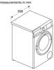 Siemens WN34A1U8GB iQ300 8/5kg 1400 rpm Freestanding Washer Dryer White