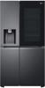 LG GSXV91MCAE InstaView™ ThinQ™  635-Litre Non Plumbed American Style Fridge Freezer Matte Black