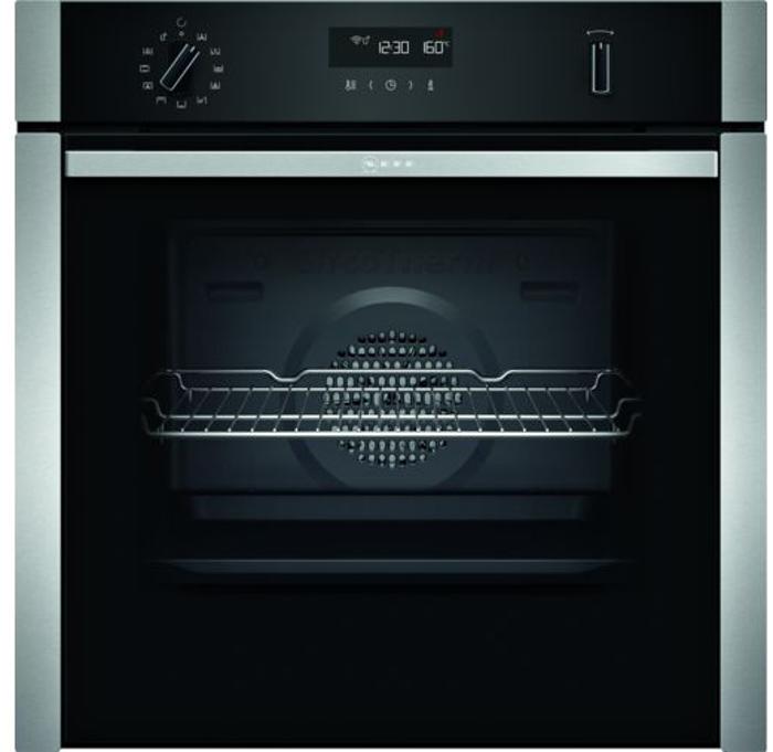 NEFF B6ACH7HH0B Home Connect Pyro Built-in Single Electric Oven Stainless steel