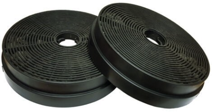CATA AMFILT2  One Pack of Two Hood Filters Black