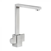 Homestyle HS965B Twin lever Tap Brushed Steel