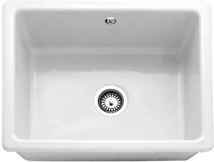 Caple CPCIB2 Cheshire Inset or Undermount Ceramic Sink ( With CPK501 Waste and Overflow ) Belfast Sink White