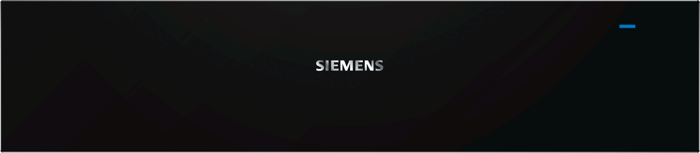 Siemens BI630CNS1B iQ700 60 x 14 cm Built-in Warming Drawer Black