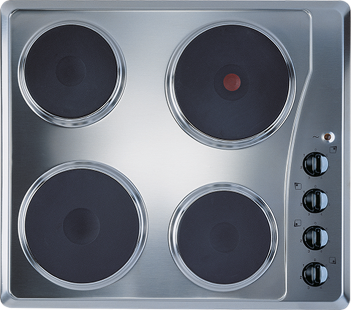 Indesit TI 60 X 60cm 4-Ring ( TI60X ) Solid-Plate Electric Hob Stainless steel