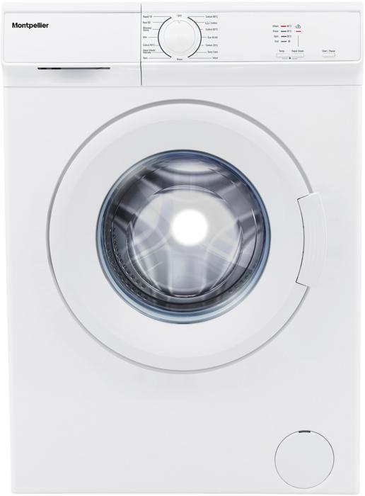 Montpellier MWM6120W 6kg 1200rpm Freestanding Washing Machine White