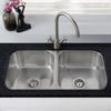 Homestyle UM0002 Classic double bowl Undermount Sink Stainless steel