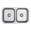 Carysil UM0002 Classic double bowl Undermount Sink Stainless steel