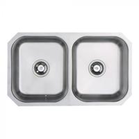 Homestyle UM0002 Classic double bowl Undermount Sink Stainless steel