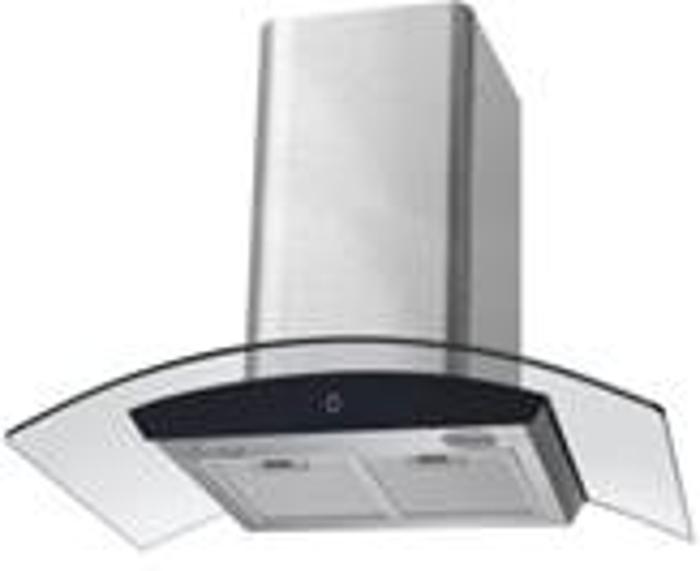 De Santii DS70TCCG 70cm Curved Glass Hood Stainless steel