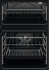 Zanussi ZKHNL3W1 Built-in Double Electric Oven White