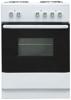 Unbranded EC60WH 60cm 4 x Zone Solid Plate Hob Freestanding Electric Cooker White