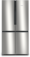 Siemens KF96NVPEAG iQ300, French door bottom freezer, multiDoor, 183 x 91 cm, Inox-easyclean, American Style Fridge Freezer Inox