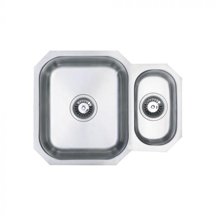 Carysil UM0001 CLASSIC reversible 1.5 BOWL Undermount Sink Stainless steel