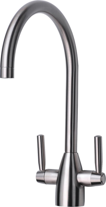 Prima BPR2222 Chelsea Swan Neck Mixer Tap Brushed Steel
