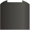 Signature Curved 600 x 750 Splashback Black