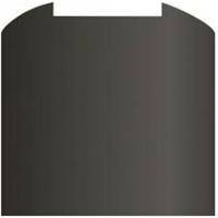 Signature Curved 800 x 750 Splashback Black