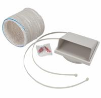 CDA AED510 Universal Kitchen Cooker Hood Extractor Fan Ducting Kit 125mm x 1m Ducting Kit 