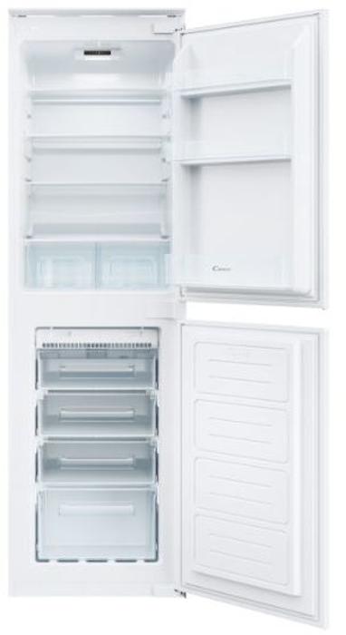 Candy CBES50N518FK  228-Litres 2 doors, No Frost, Smart contents Integrated Fridge Freezer White